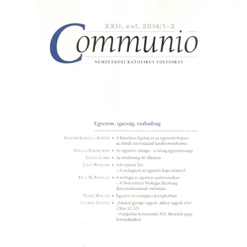 Communio 2014/1-2.