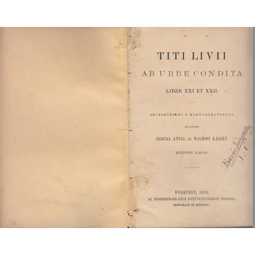 Ab urbe condita Liber XXI et XXII.