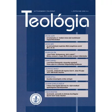 Teológia 2016/3-4.