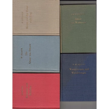 "Wanderungen und Wandelungen"....és más művek