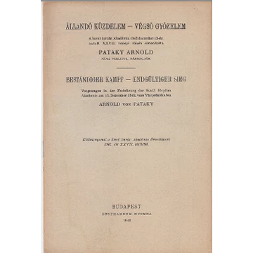 Állandó küzdelem - végső győzelem