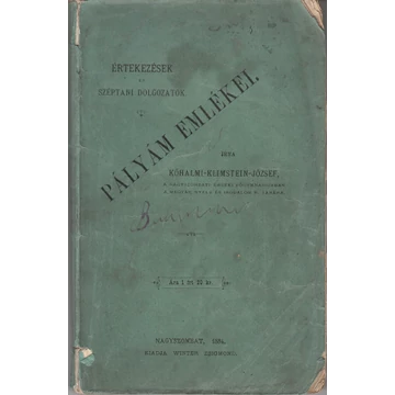 Pályám emlékei