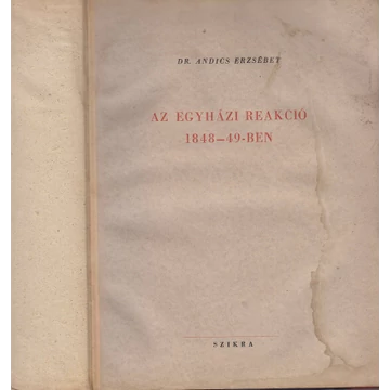 Az egyházi reakció 1848-49-ben