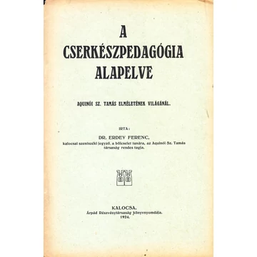 A cserkészpedagógia alapelve