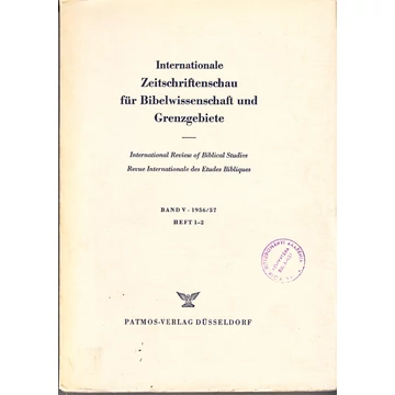 Internationale Zeitschriftenschau für Bibelwissenschaft und Grenzgebiete V.