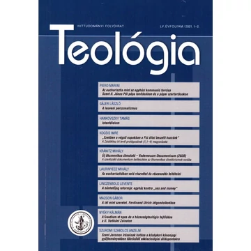 Teológia 2021/ 1-2.