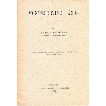 Montecorvinoi János
