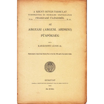 Az Argyasi (Argesi, Ardsisi) püspökség