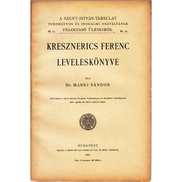 Kresznerics Ferenc leveleskönyve