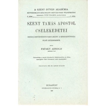 Szent Tamás apostol cselekedetei