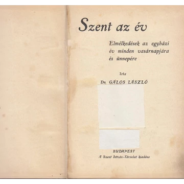 Szent az év
