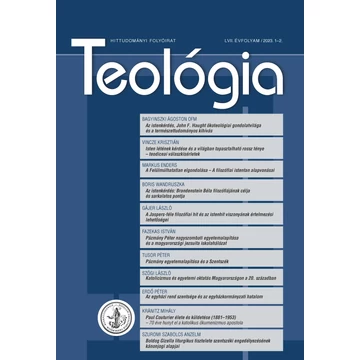 Teológia folyóirat / 2023. 1-2.