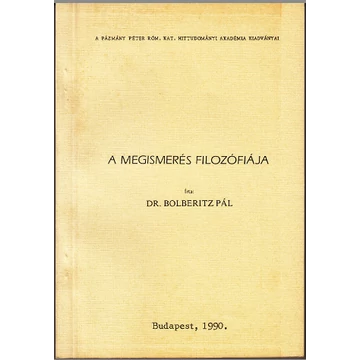 A megismerés filozófiája