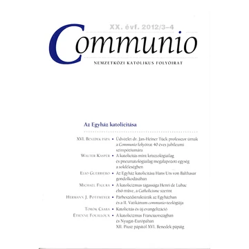 Communio 2012/3-4.