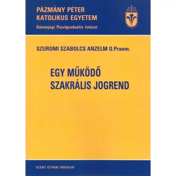 Egy működő szakrális jogrend
