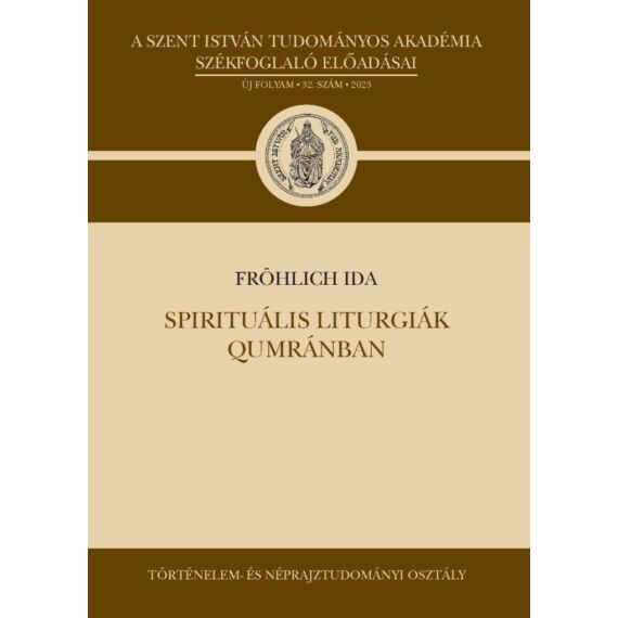 Cover image of Spirituális liturgiák Qumránban