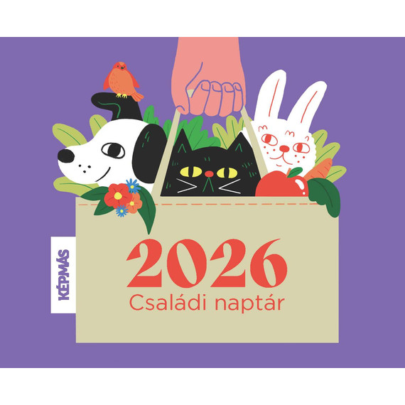 Cover image of Képmás családi falinaptár 2026