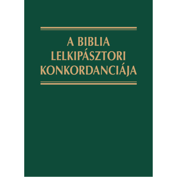 Cover image of A Biblia lelkipásztori Konkordanciája