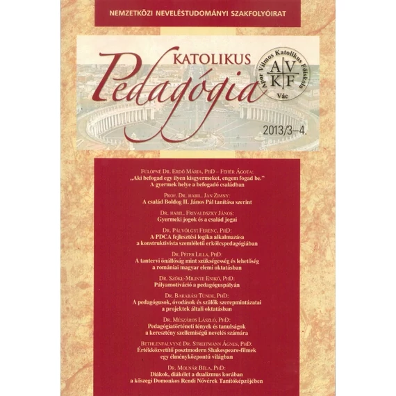Katolikus Pedagógia 2013/3-4.