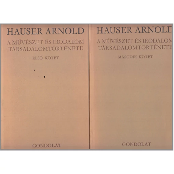 A művészet és irodalom társadalomtörténete I.-II.