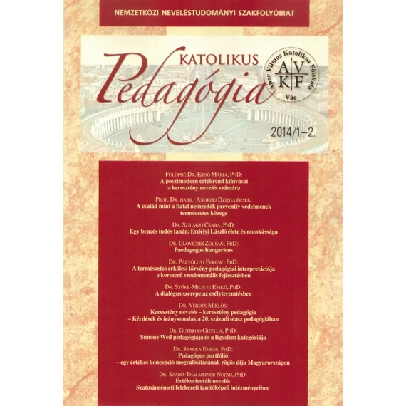 Katolikus Pedagógia 2014/1-2.