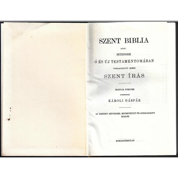 Szent Biblia