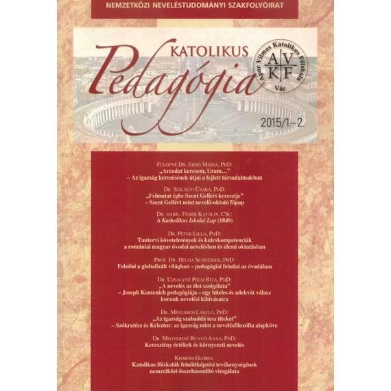 Katolikus Pedagógia 2015/1-2