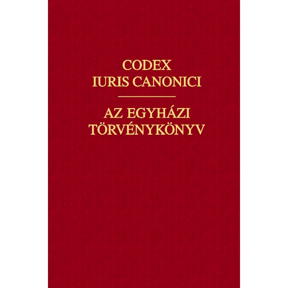 Az Egyházi Törvénykönyv</br>-műbőr kötésben