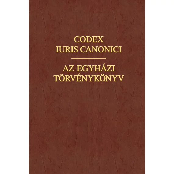 Az Egyházi Törvénykönyv</br>-vászon kötésben