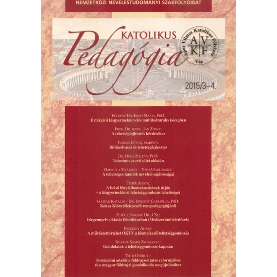 Katolikus Pedagógia 2015/3-4