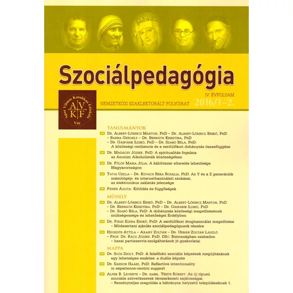 Szociálpedagógia 2016/1-2.