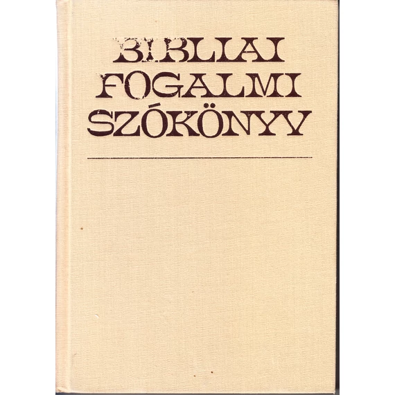 Bibliai fogalmi szókönyv