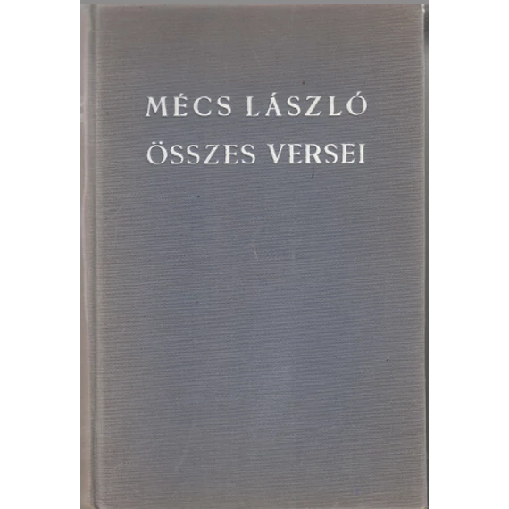 Mécs László összes versei