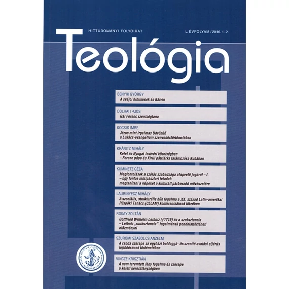 Teológia 2016/1-2.