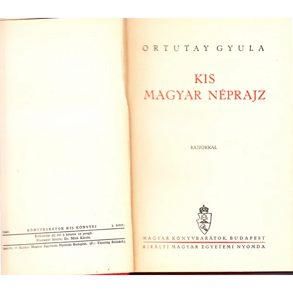 Kis magyar néprajz