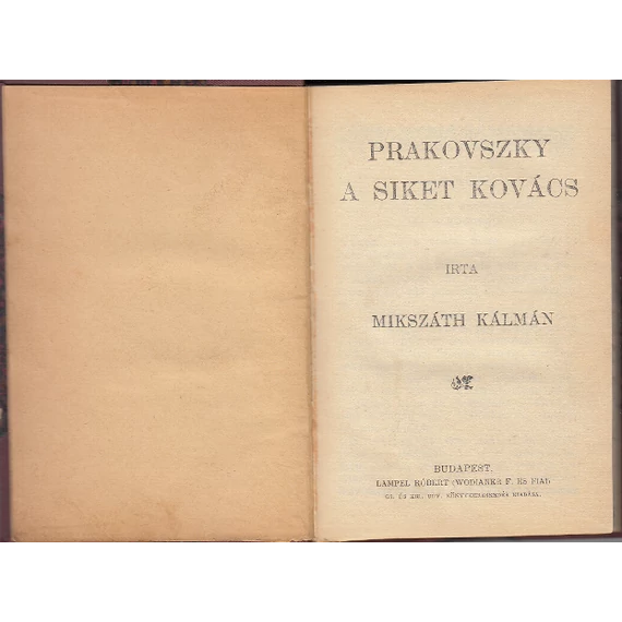 Prakovszky a siket kovács