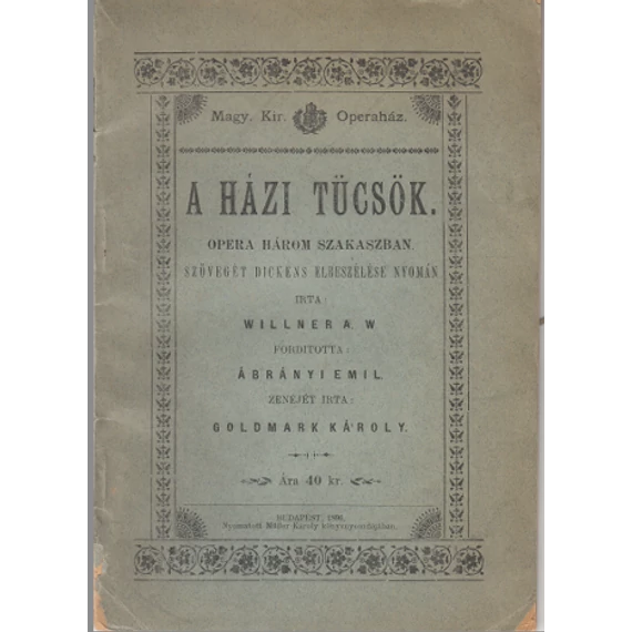 A házi tücsök