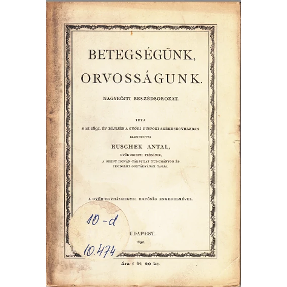 Betegségünk, orvosságunk