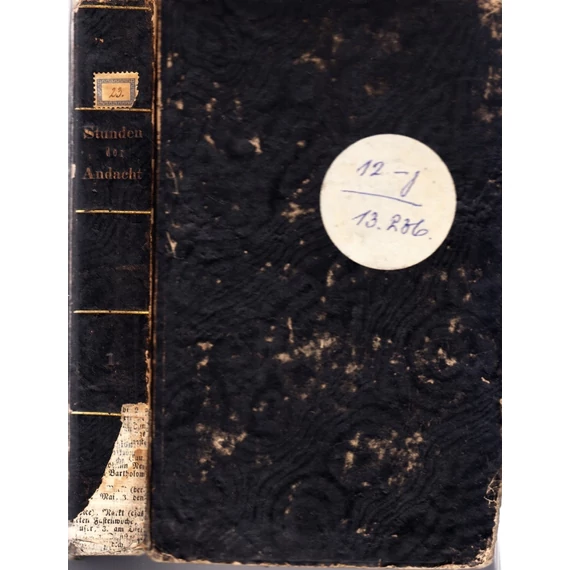 Stunden der Andacht zur beförderung wahren Christenthums und häuslicher Gottesverehrung/Erster