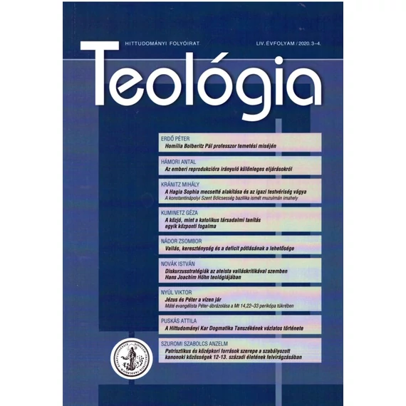 Teológia 2020/3-4.