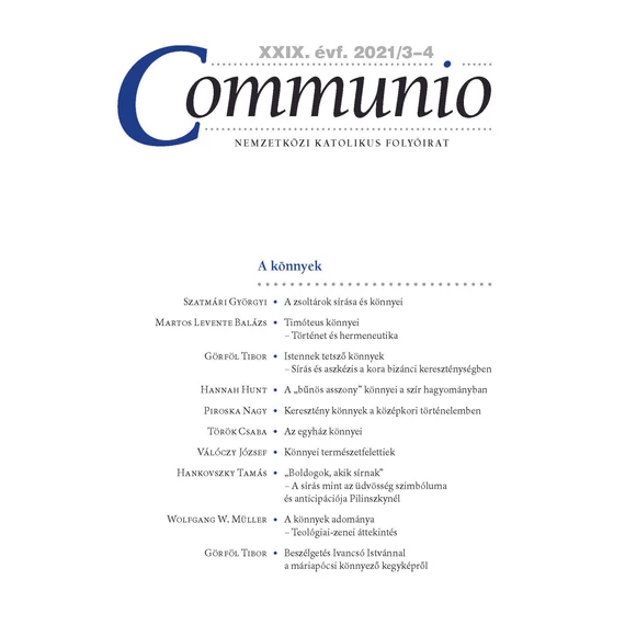 Communio 2021/3-4.