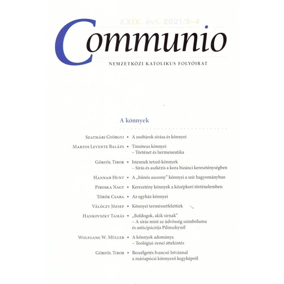 Communio 2021/3-4.