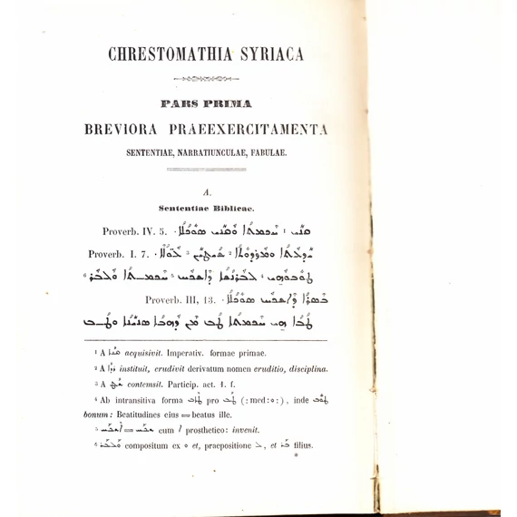 Chrestomathia syriaca