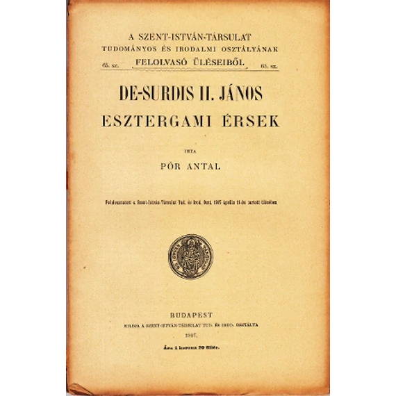 De-Surdis II. János esztergomi érsek