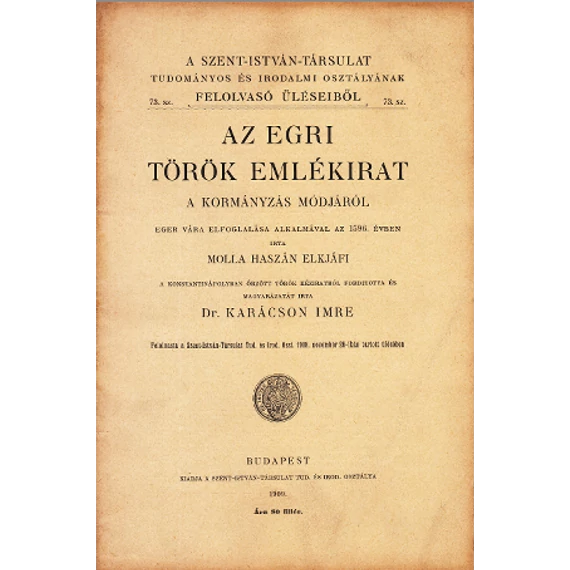 Az egri török emlékirat