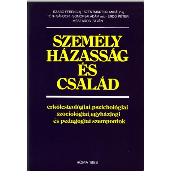 Személy, házasság és család