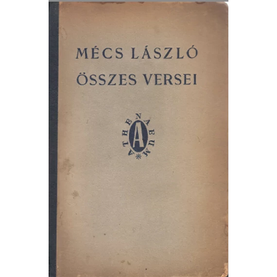 Mécs László összes versei 1920-1940
