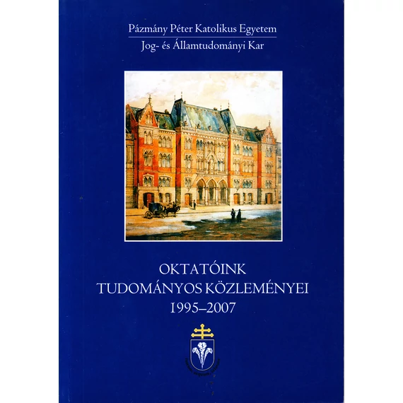Oktatóink tudományos közleményei 1995-2007