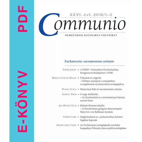 Communio 2018/1-2 - E-könyv