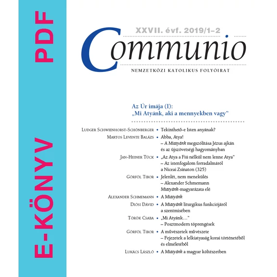 Communio 2019/1-2 - E-könyv